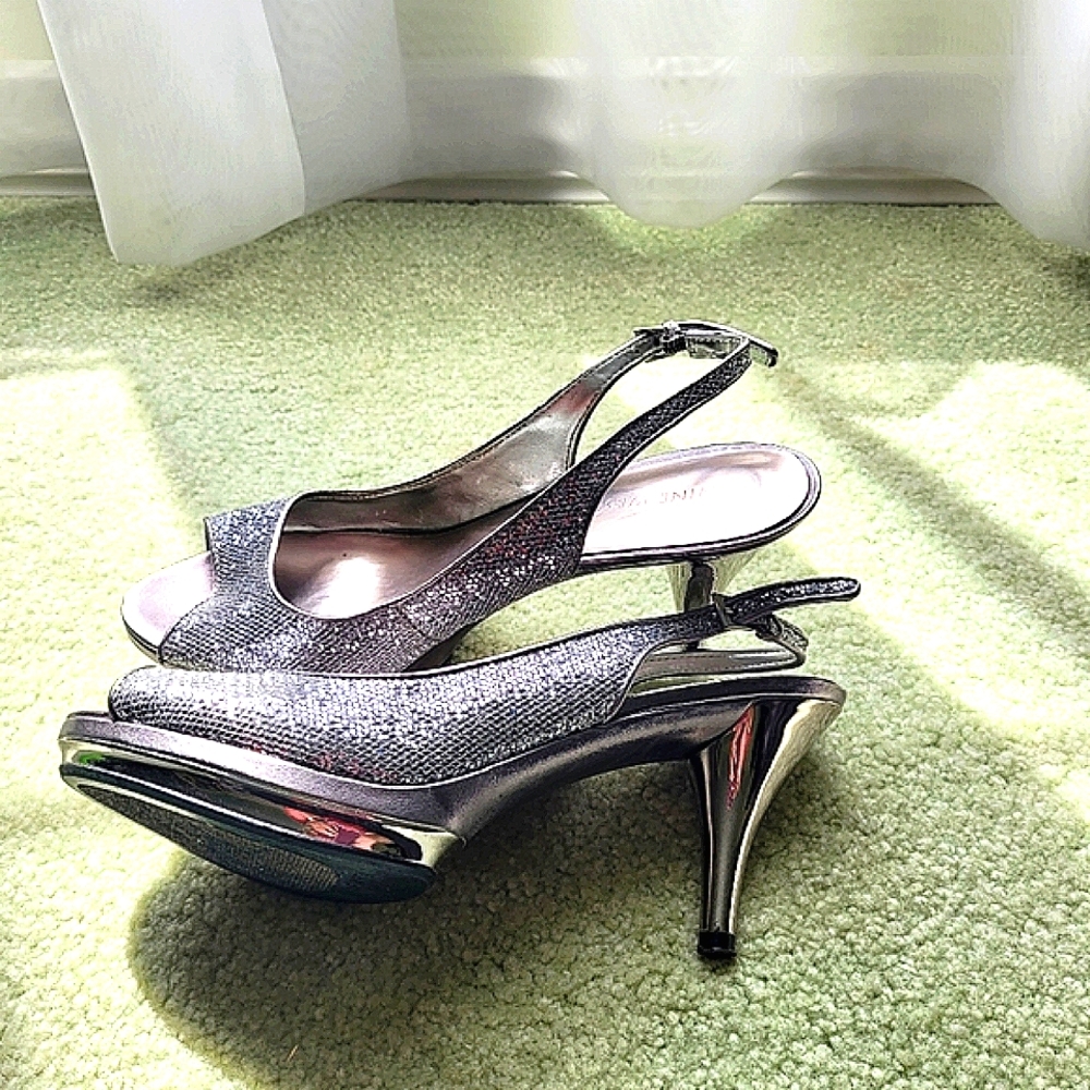 Silver heels